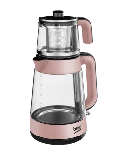 Beko CM 5964 R Floral Rose 1900 W Cam Demlikli Çay Makinesi