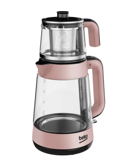 Beko CM 5964 R Floral Rose 1900 W Cam Demlikli Çay Makinesi